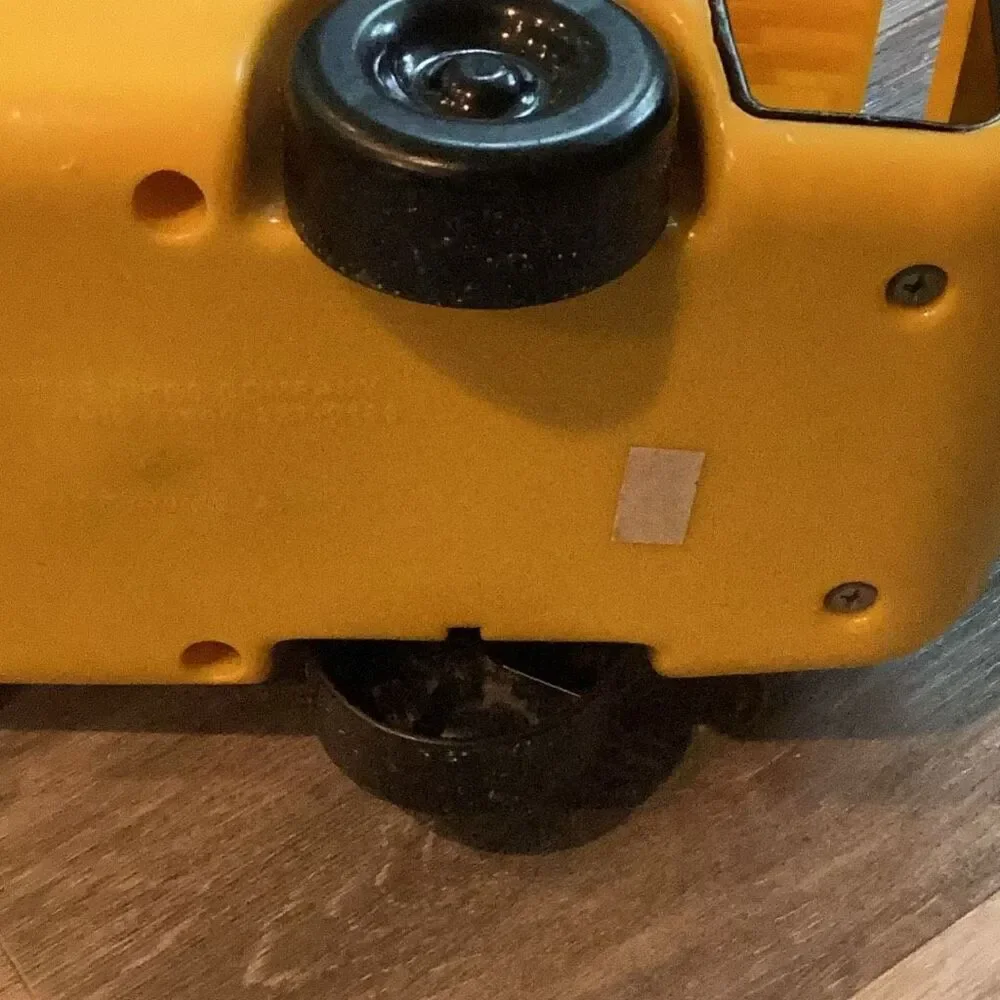 Vintage Little Tikes School Bus Toddle Tots Vehicle Toy USA Made